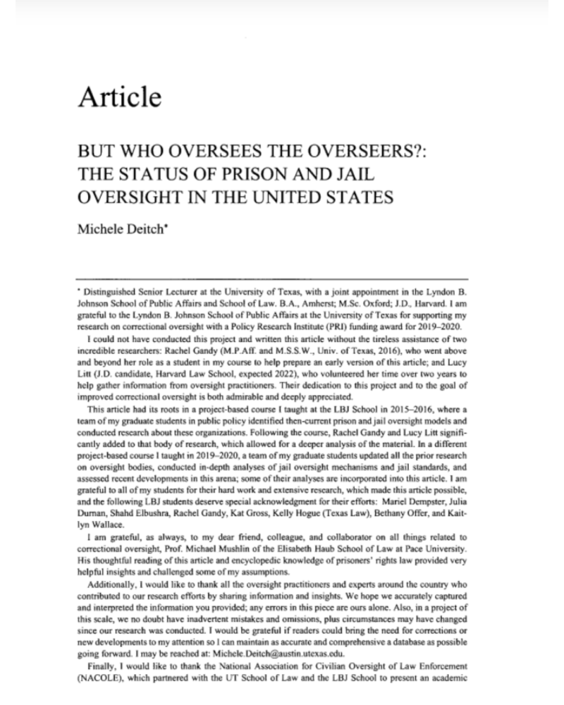 Image of the Who Oversees the Overseers article.